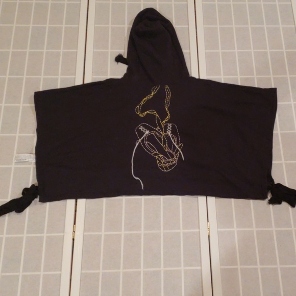 Zara Sleeveless Hoodie Sweatshirt Ballet XS/S - Picture 4 of 7